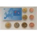 DENMARK FAROE ISLAND 2004 . EURO SPECIMEN PATTERN SET OF 8 COINS